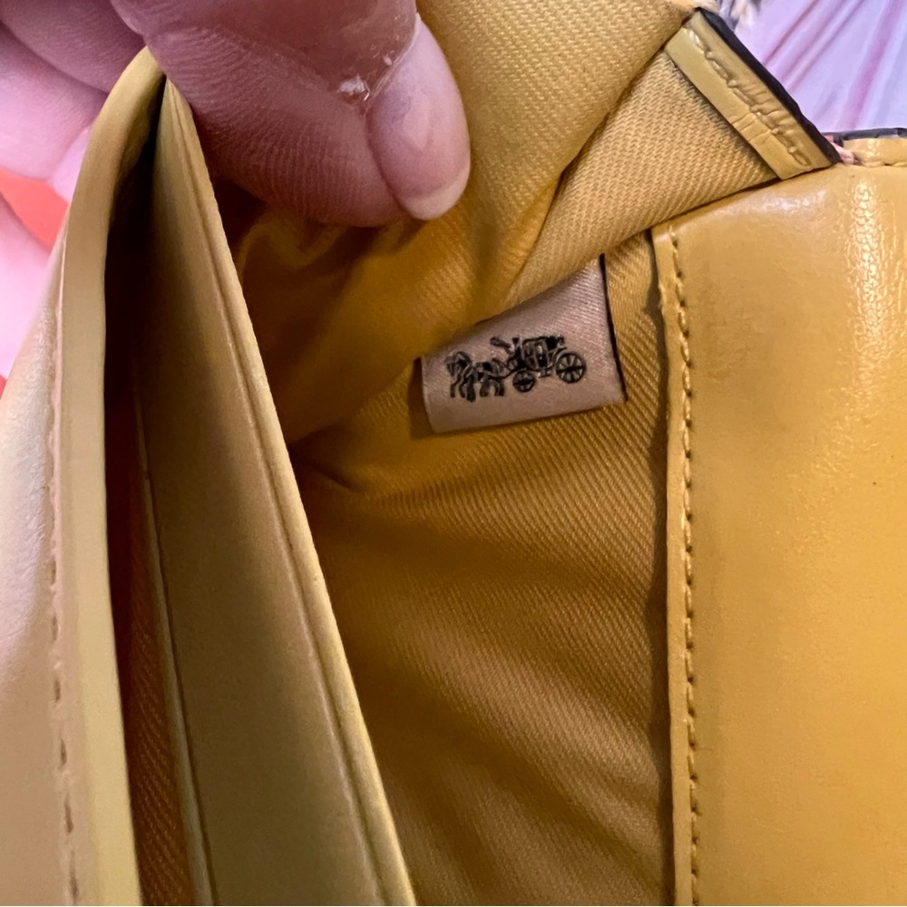 Coach Slim Wallet In Colorblock - Picture 8 of 11